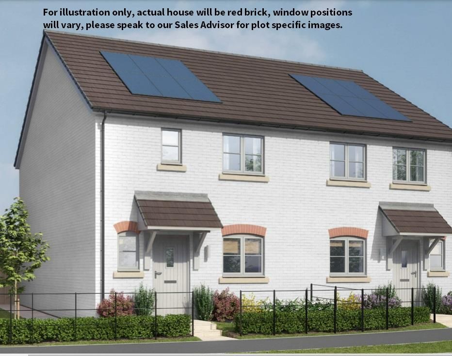 New home, 2 bed semi-detached house for sale in Plot 55 Oakfields "Type 860" - 40% Share, Credenhill HR4, £128,000