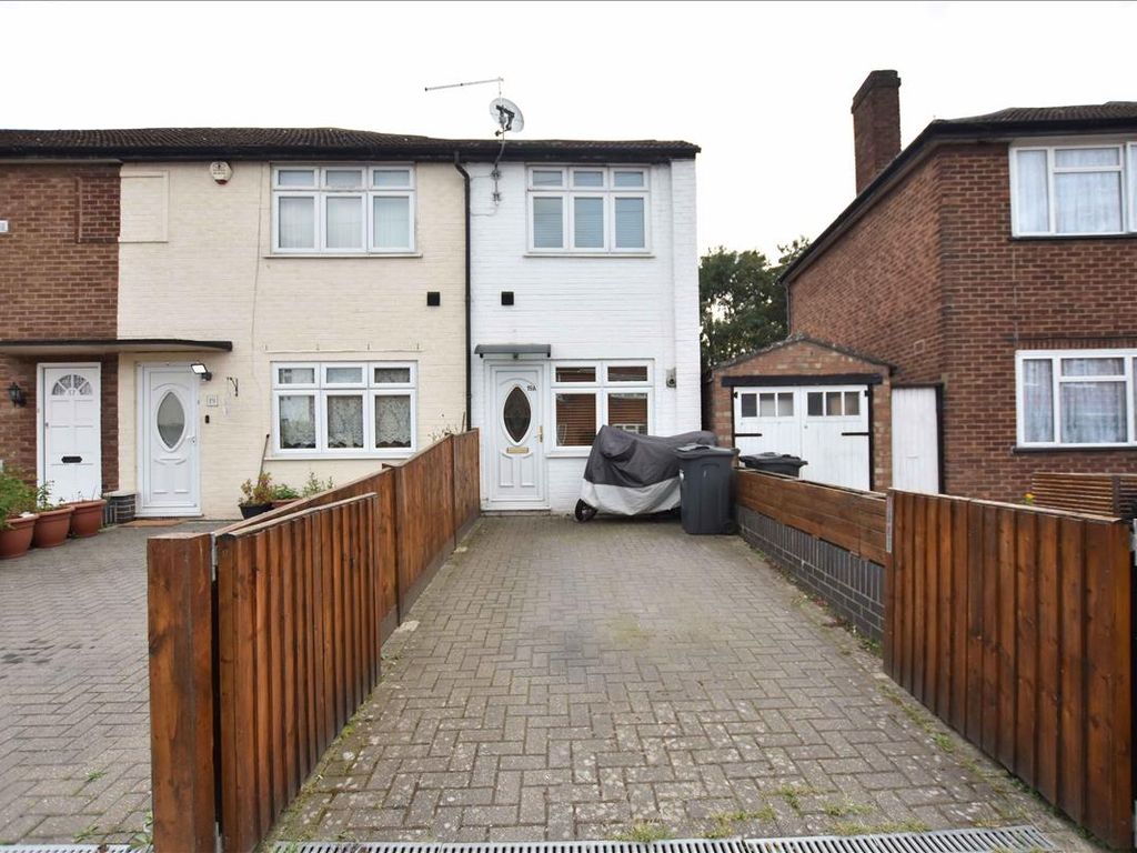 2 bed end terrace house for sale in Northumberland Crescent, Feltham, Middlesex TW14, £349,950