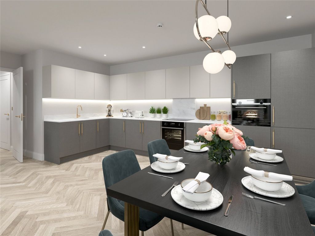 New home, 2 bed flat for sale in Oaklands Park, Oaklands House, 2 Littleworth Road KT10, £580,000