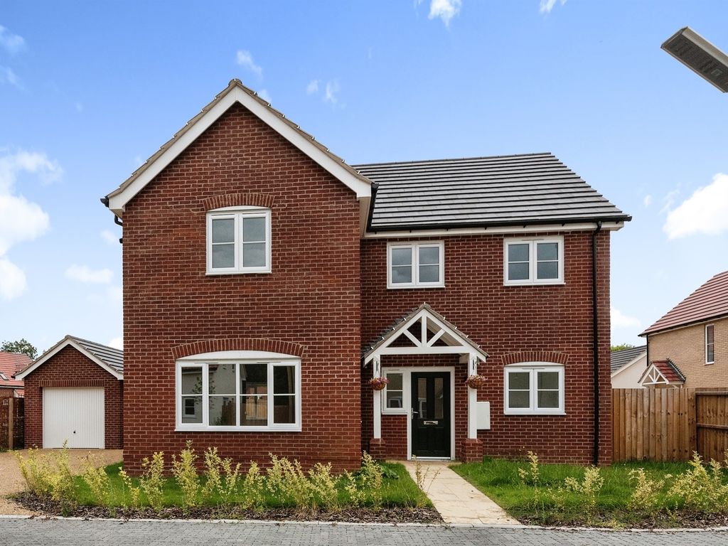 New home, 4 bed detached house for sale in Platinum Drive, Badwell Ash, Bury St. Edmunds IP31, £425,000