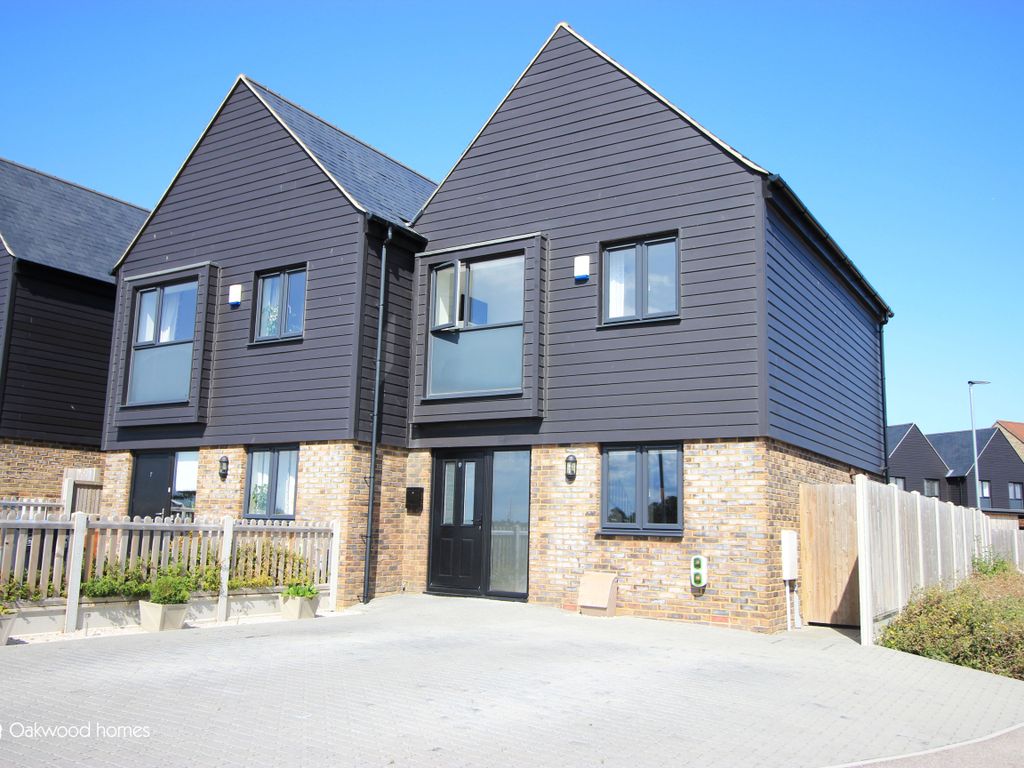 2 bed semi-detached house for sale in Roman Way, Margate CT9, £365,000