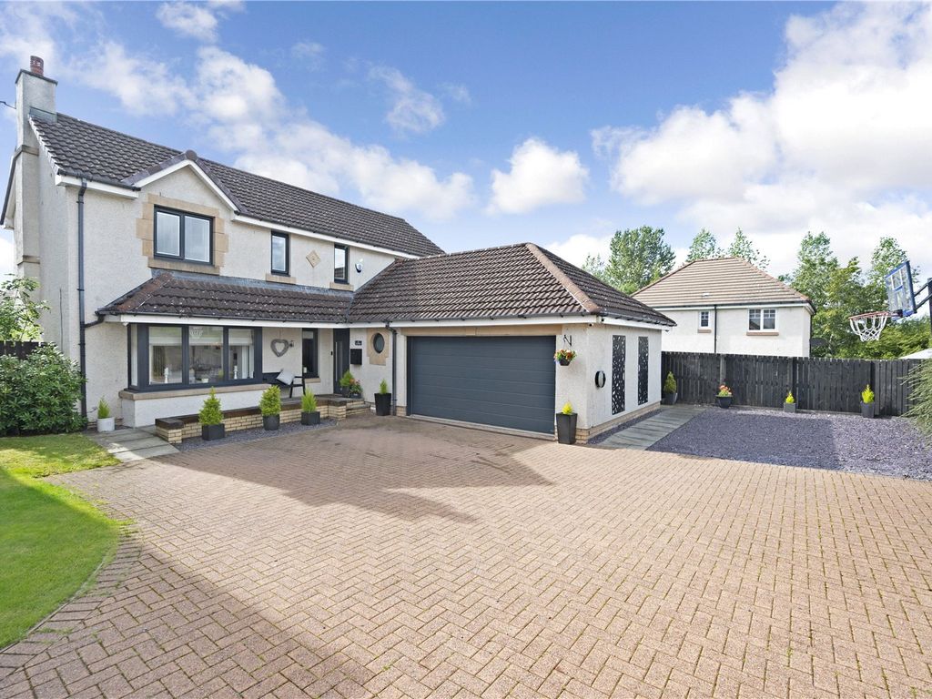 4 bed detached house for sale in Teviot Drive, Livingston, West Lothian EH54, £435,000