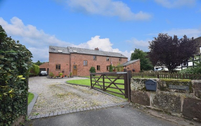 4 bed barn conversion for sale in 2 The Barn, Tilley Village, Wem, Shrewsbury SY4, £450,000