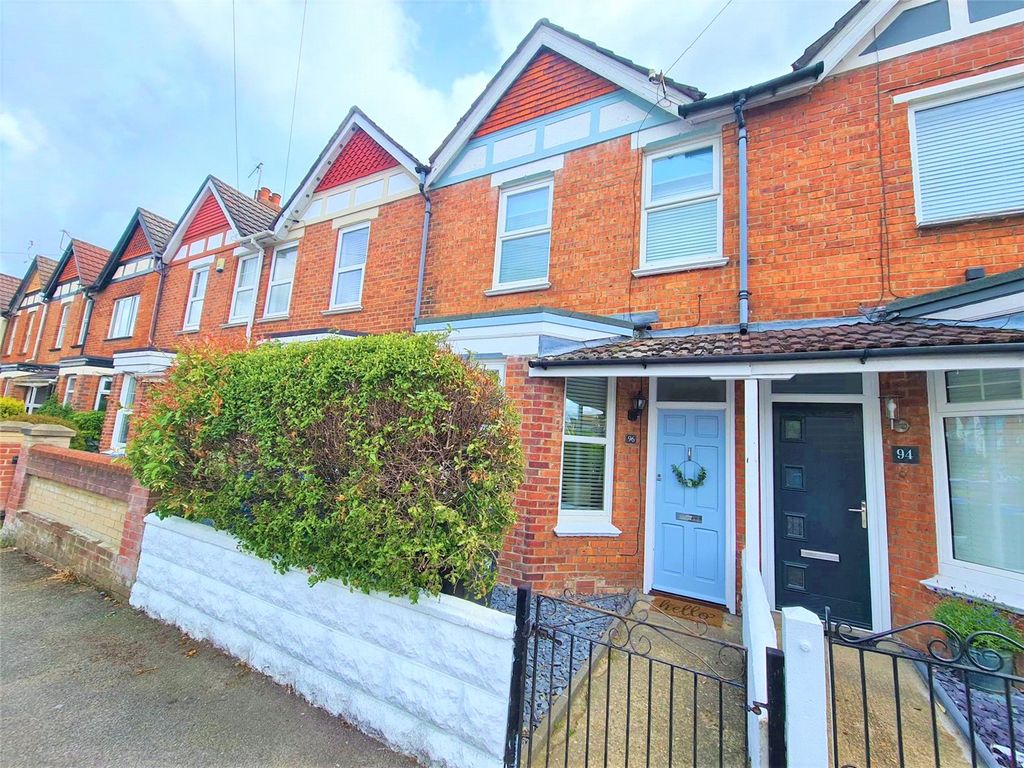 3 bed terraced house for sale in Florence Road, Lower Parkstone, Poole BH14, £385,000