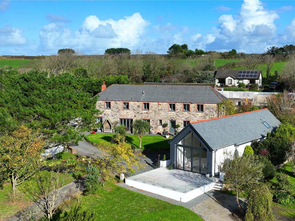 4 bed property for sale in Carnebo Hill, Goonhavern, Truro, Cornwall TR4, £1,300,000