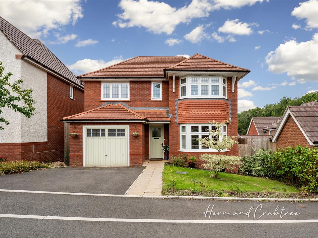 4 bed detached house for sale in Pentrebane Drive, Cae St Fagans, Cardiff CF5, £450,000