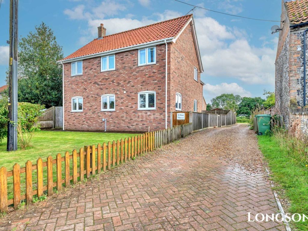 4 bed detached house for sale in The Street, Gooderstone PE33, £495,000