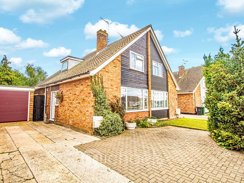 3 bed semi-detached house for sale in Heycroft Drive, Cressing, Braintree CM77, £350,000