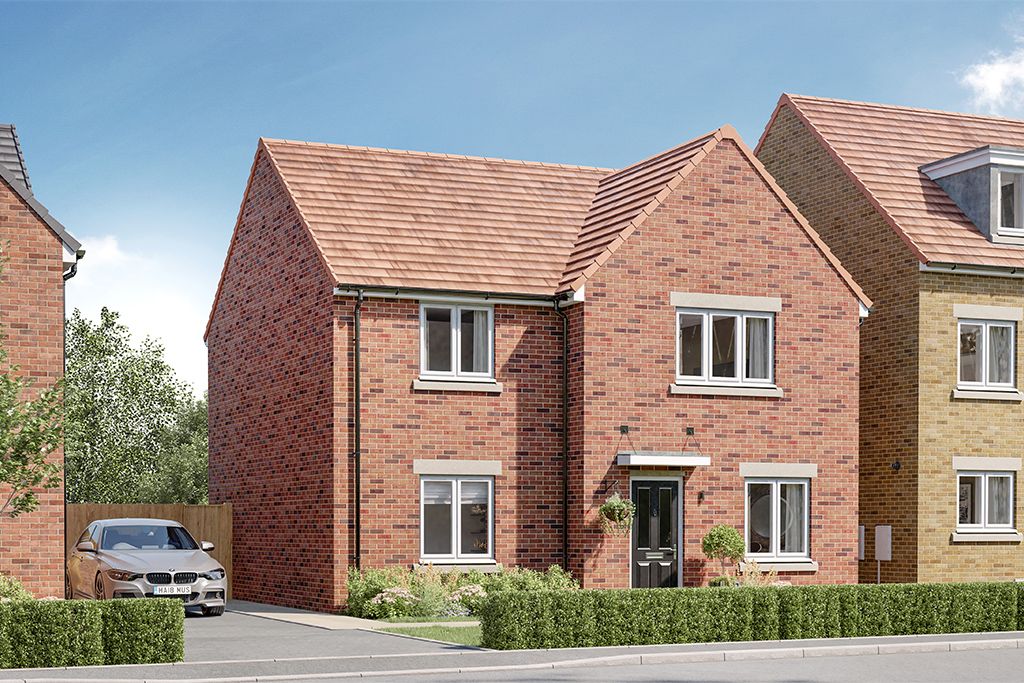 New home, 4 bed detached house for sale in "The Somerhill" at Beacon Lane, Cramlington NE23, £334,995