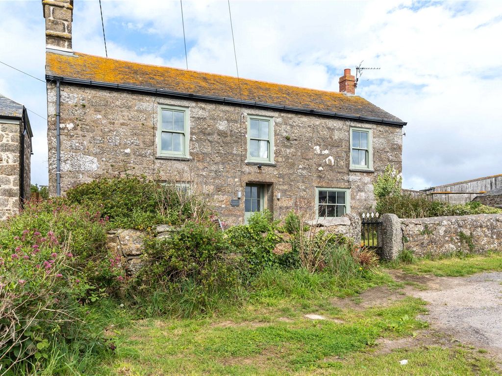5 bed semi-detached house for sale in St Levan, Penzance TR19, £595,000