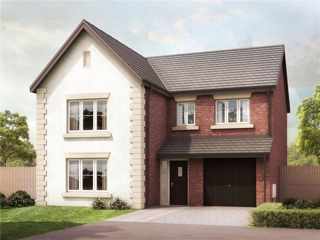 New home, 4 bed detached house for sale in The Hamilton, Middleton Waters, Middleton St George DL2, £388,000