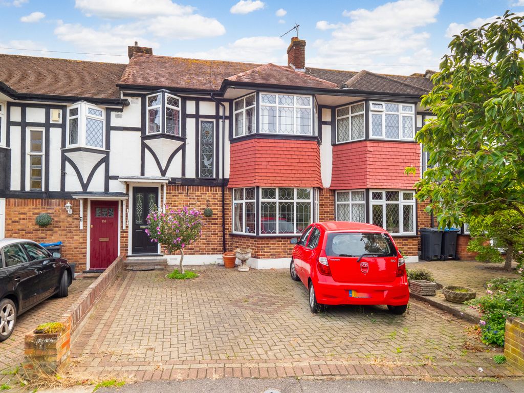 3 bed terraced house for sale in Cardinal Avenue, Morden SM4, £500,000
