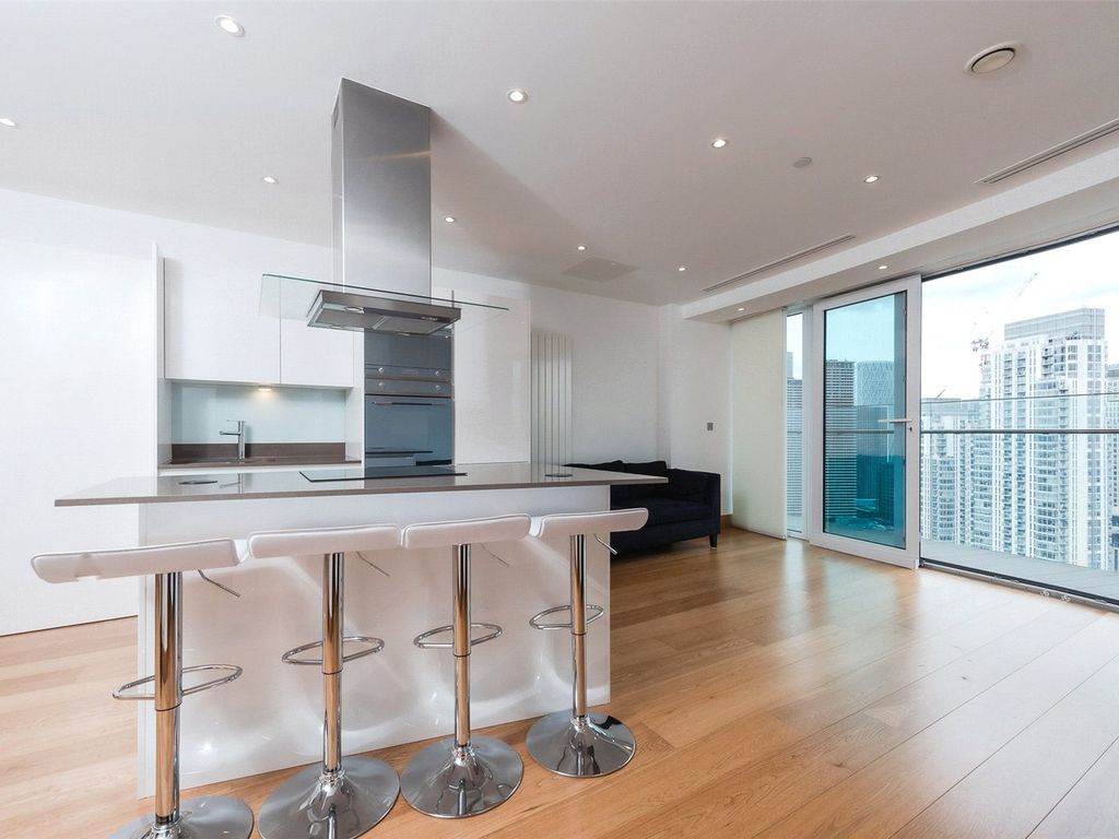 1 bed flat for sale in Arena Tower, 25 Crossharbour Plaza, Canary Wharf E14, £580,000