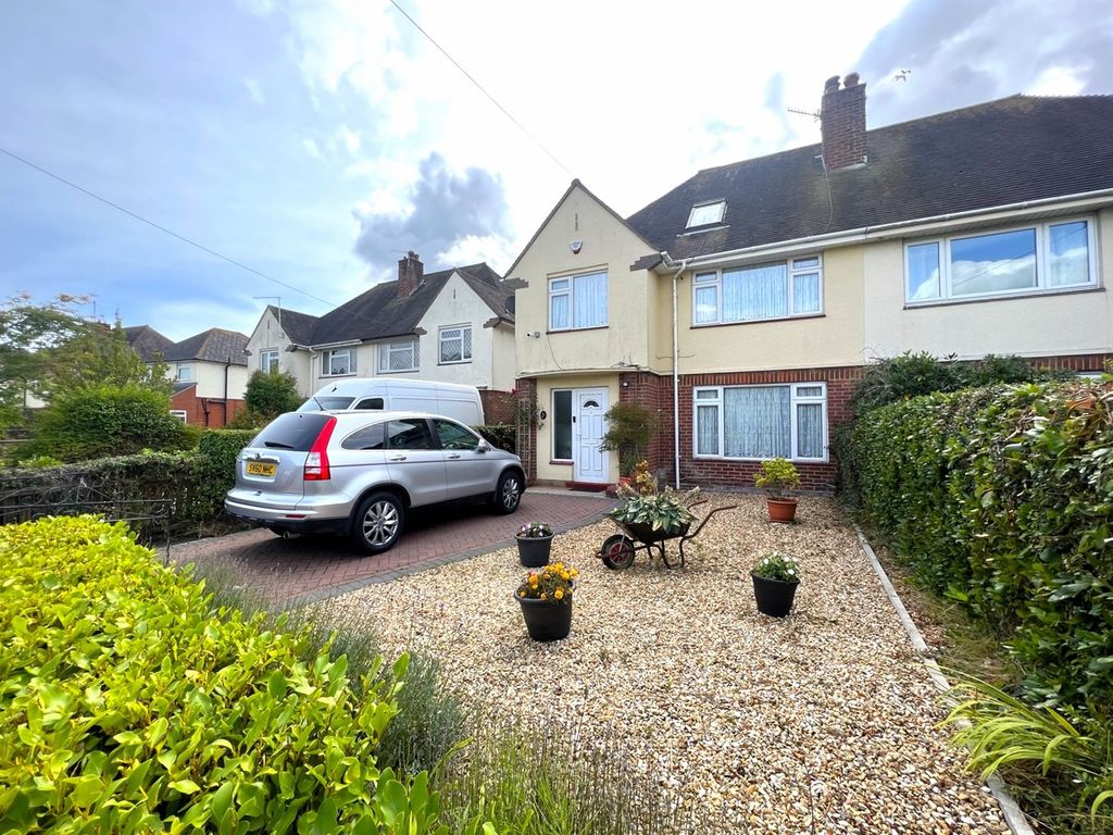 3 bed semi-detached house for sale in Rectory Road, Oakdale, Poole BH15, £357,500