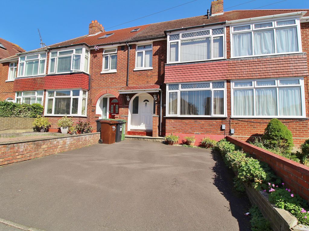 3 bed terraced house for sale in Lower Farlington Road, Farlington, Portsmouth PO6, £385,000