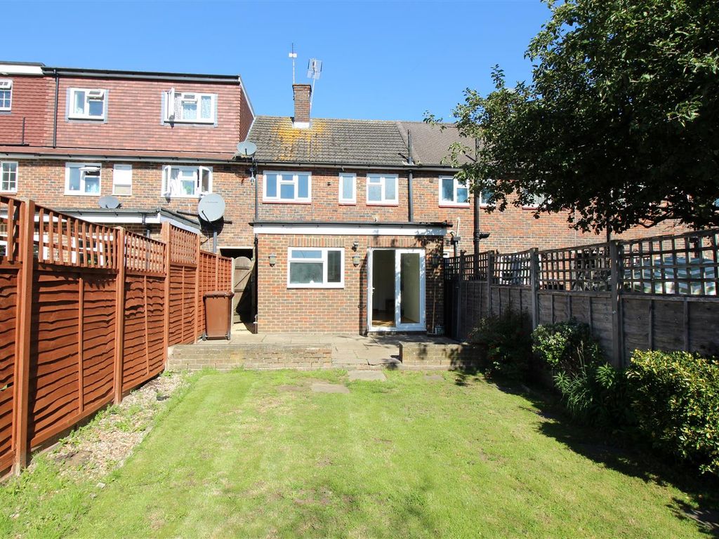 3 bed terraced house for sale in Croxdale Road, Borehamwood WD6, £459,950