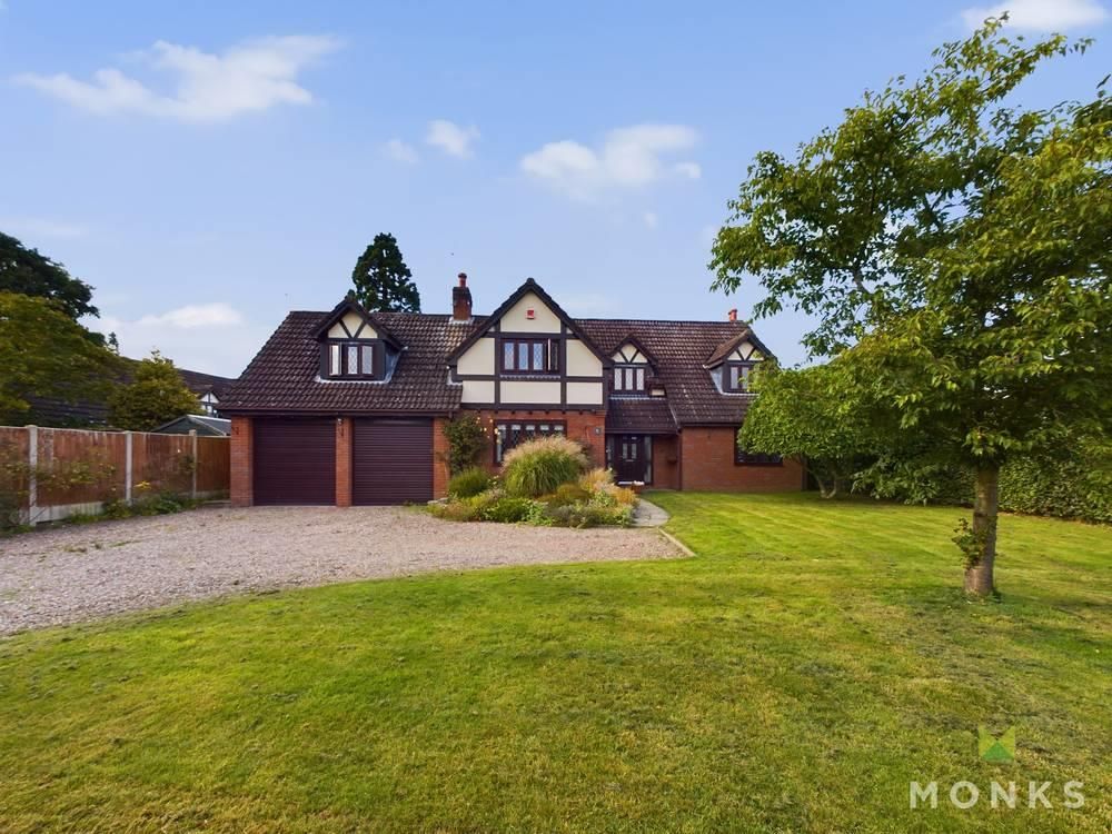 5 bed detached house for sale in Fismes Way, Wem, Shrewsbury SY4, £495,000