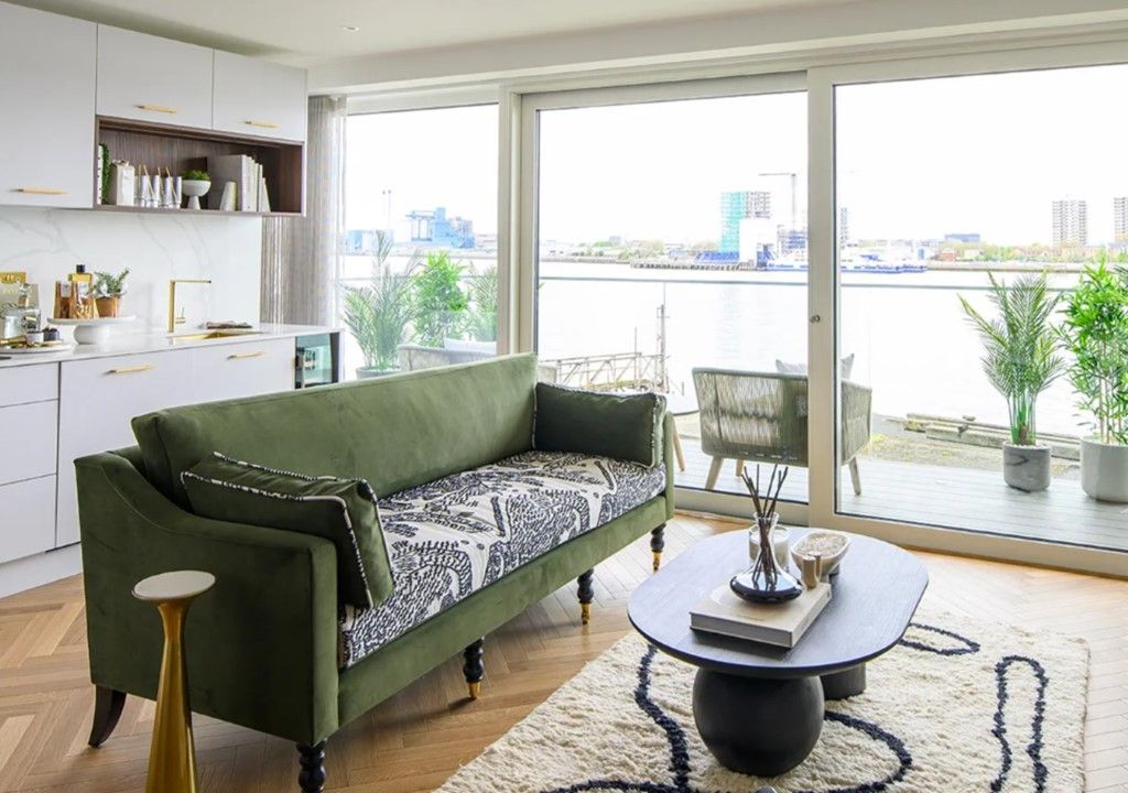 New home, 1 bed flat for sale in Sailors Wharf, Royal Arsenal Riverside, Woolwich Arsenal, London SE18, £492,500
