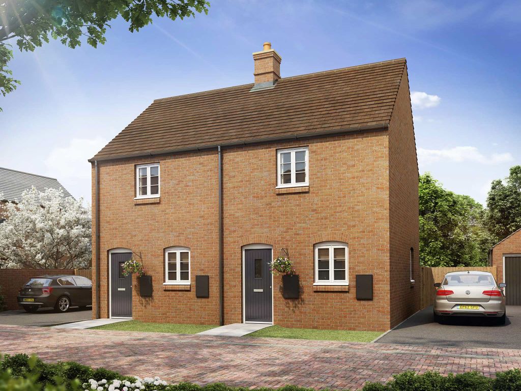 New home, 2 bed semi-detached house for sale in "The Ithon" at Heathencote, Towcester NN12, £259,950