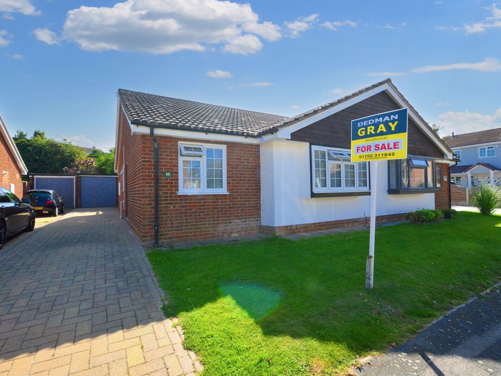 2 bed semi-detached bungalow for sale in Yarnacott, Shoeburyness SS3, £350,000