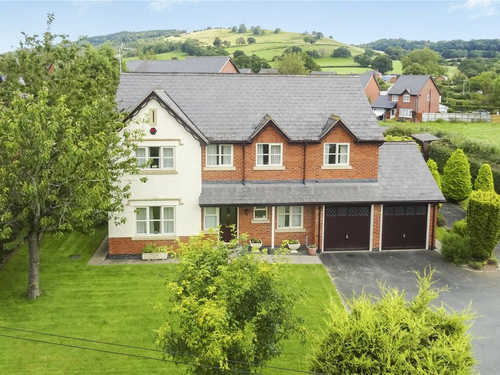 5 bed detached house for sale in Forden, Welshpool, Powys SY21, £435,000