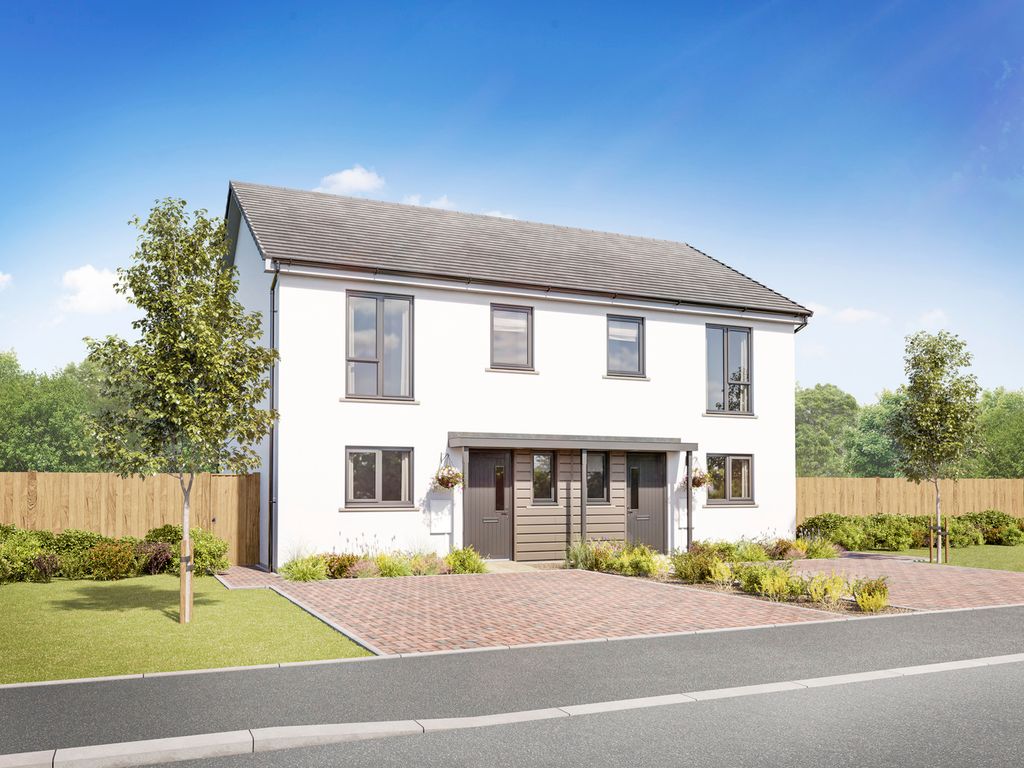 New home, 3 bed terraced house for sale in Station View, Reayrt Mie, Ballasalla IM9, £319,950