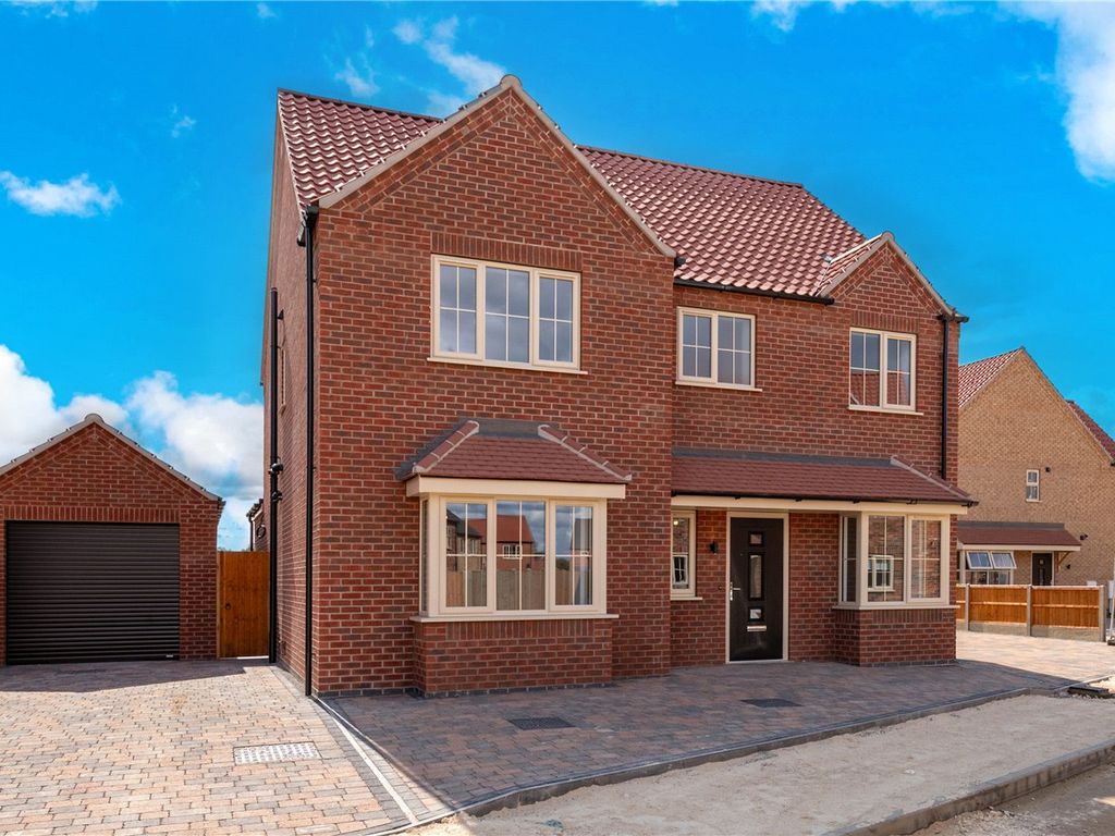 New home, 4 bed detached house for sale in Coteland Road, Ruskington, Sleaford, Lincolnshire NG34, £430,000