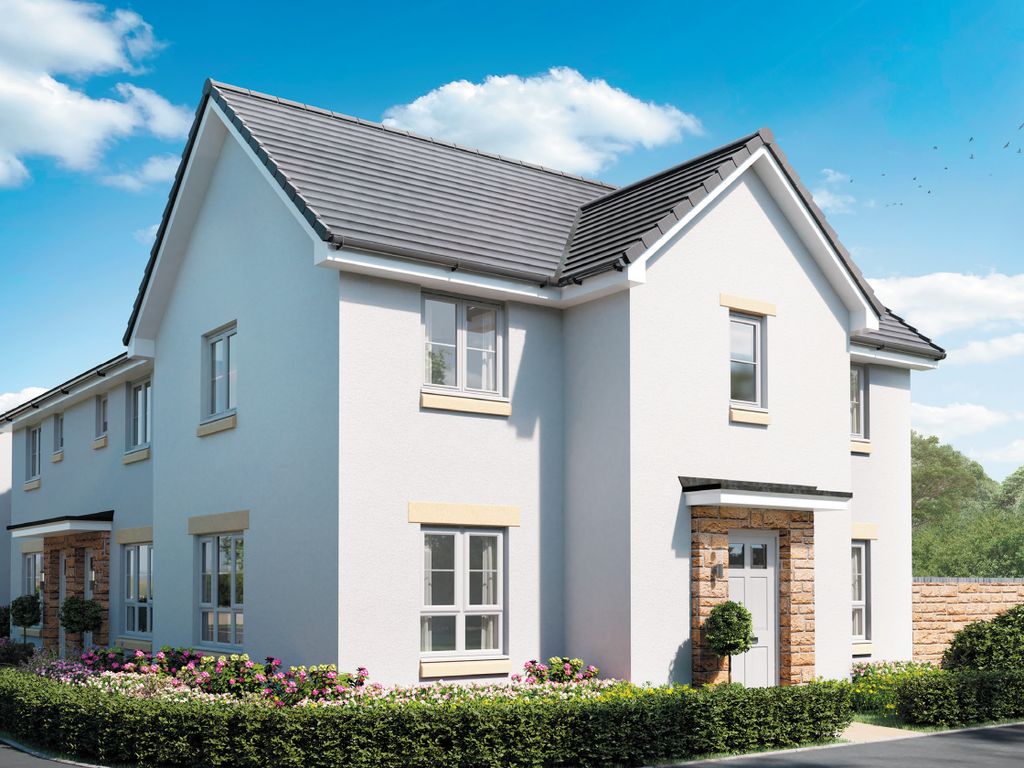 New home, 3 bed end terrace house for sale in "Abergeldie" at Auburn Locks, Wallyford, Musselburgh EH21, £303,995