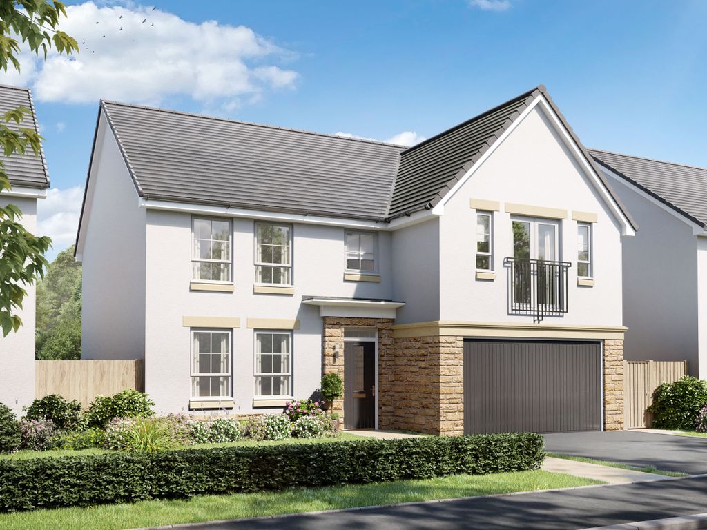 New home, 4 bed detached house for sale in "Colville" at Barons Drive, Roslin EH25, £570,995