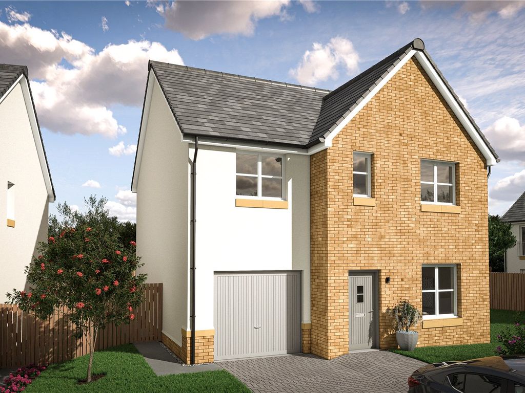 New home, 4 bed detached house for sale in Wellwater Grove, East Calder, Livingston, West Lothian EH53, £385,000