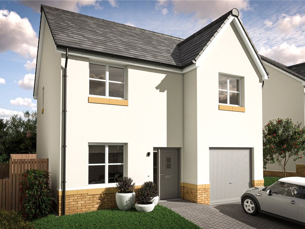 New home, 4 bed detached house for sale in Wellwater Grove, East Calder, Livingston, West Lothian EH53, £340,000