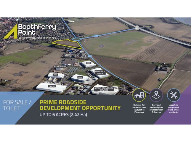 Land to let in Boothferry Point, Boothferry Road, Howden, East Yorkshire DN14, Non quoting