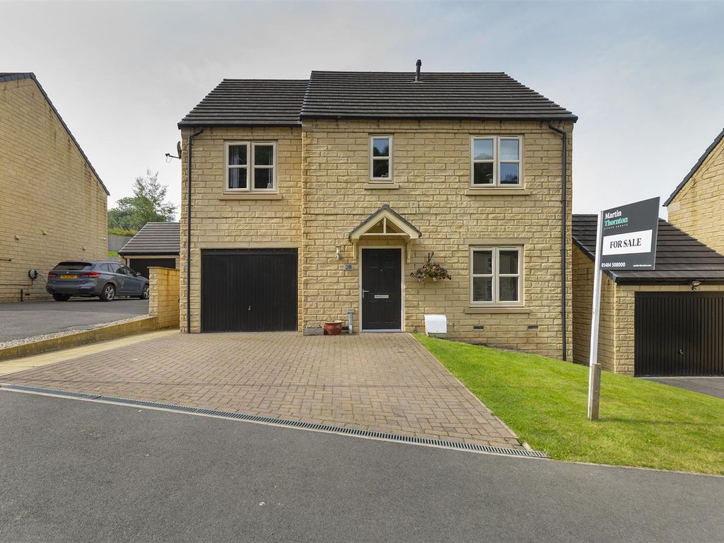 4 bed property for sale in Black Rock Drive, Linthwaite, Huddersfield HD7, £350,000