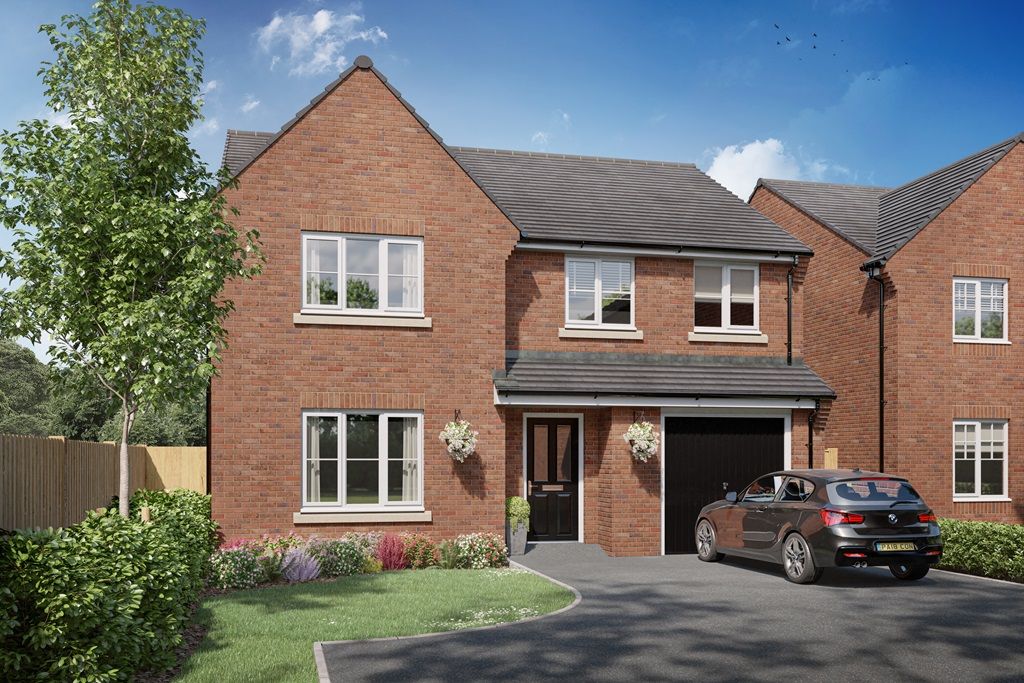 New home, 4 bed detached house for sale in "The Wortham - Plot 15" at Moor Close, Kirklevington, Yarm TS15, £374,995