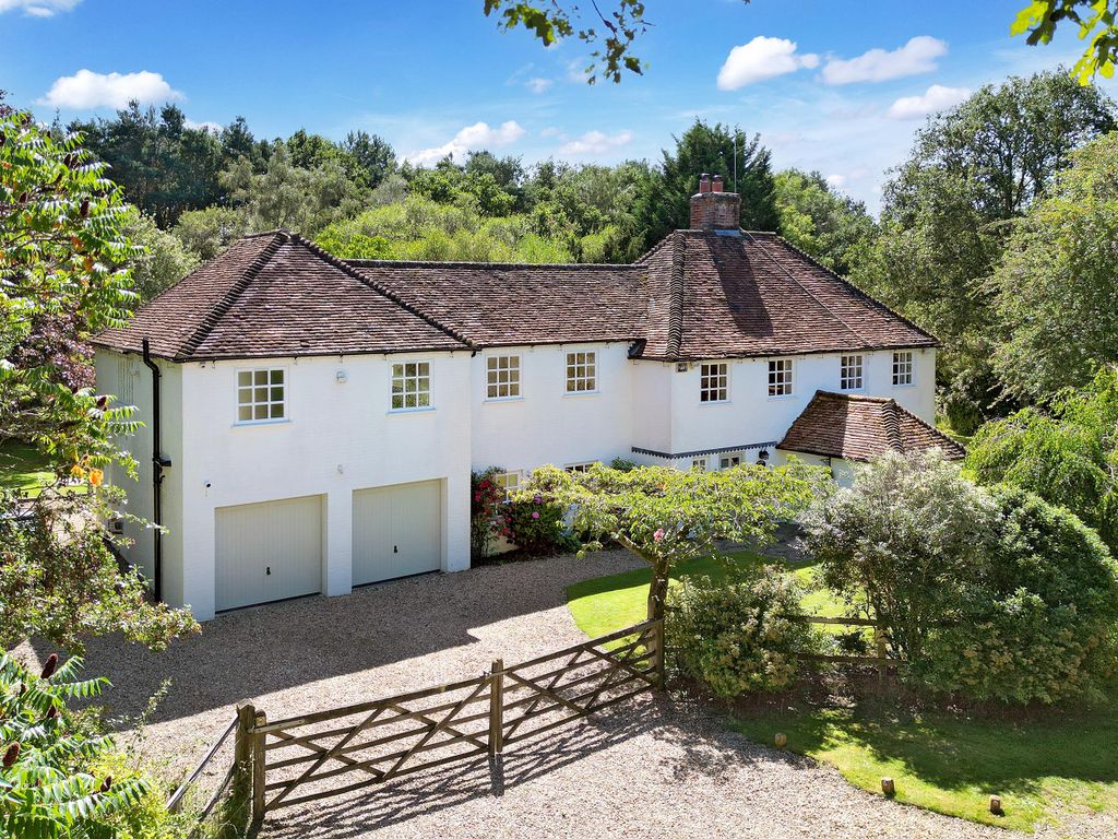 5 bed detached house for sale in Devils Highway, Riseley, Hampshire RG7., £1,400,000
