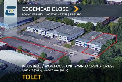 Light industrial to let in Unit 7, Edgemead Close, Round Spinney, Northampton NN3, £80,000 pa
