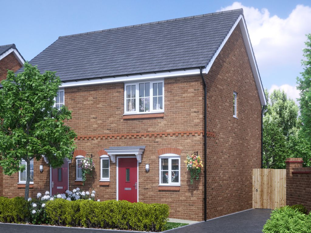 New home, 2 bed semi-detached house for sale in Ash Bank Road, Stoke-On-Trent ST9, £148,500