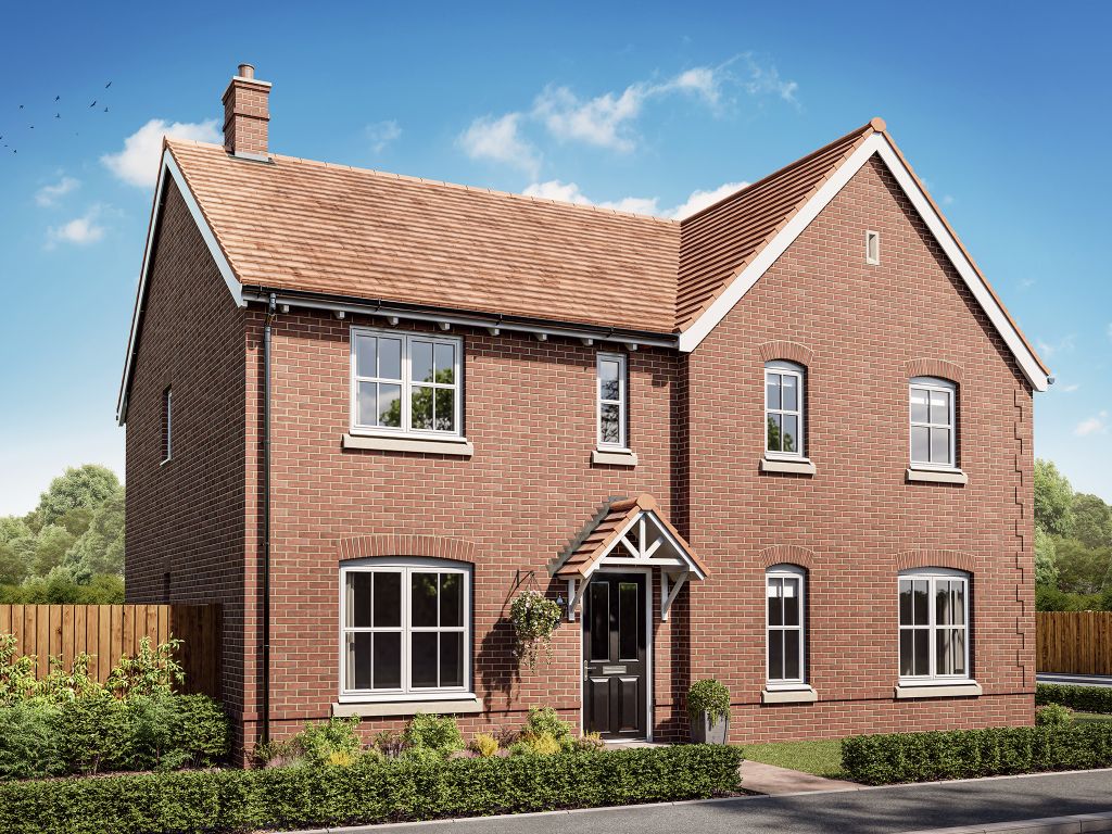 New home, 3 bed semi-detached house for sale in "The Danbury" at Nursery Lane, South Wootton, King