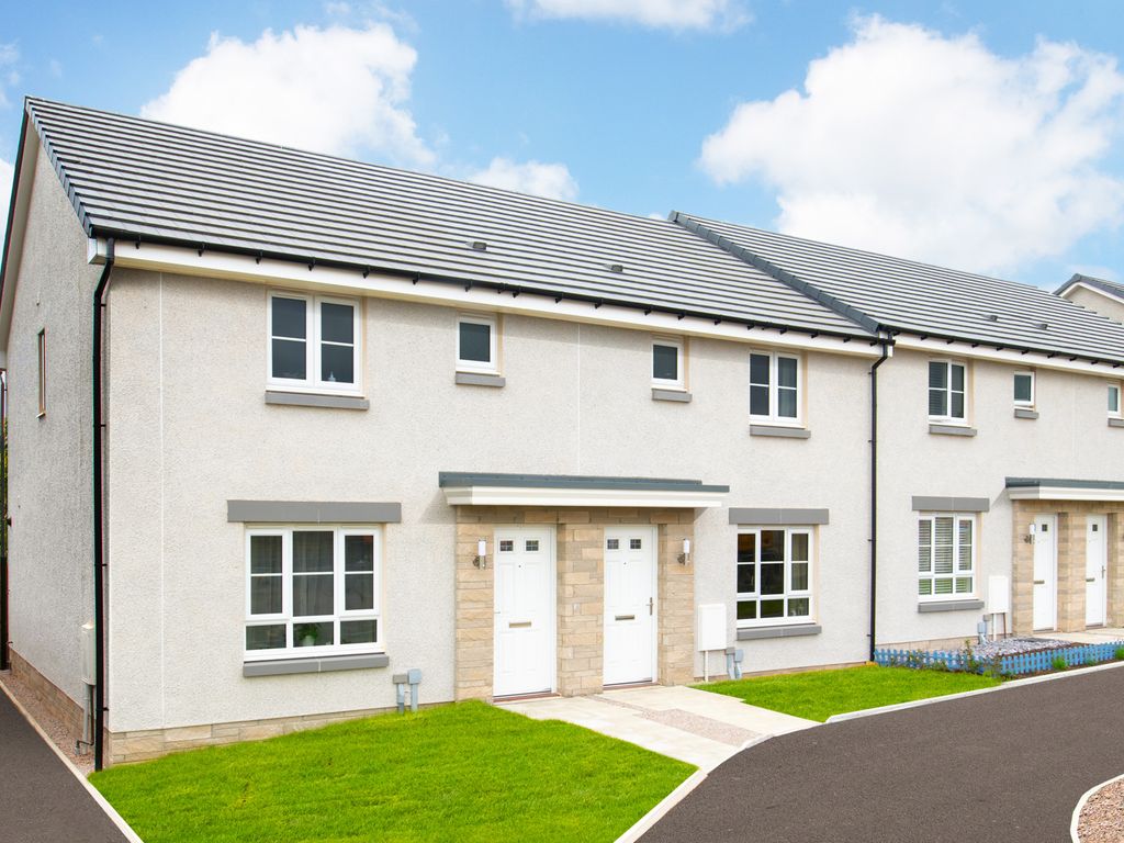 New home, 3 bed terraced house for sale in "Cupar" at River Don Crescent, Bucksburn, Aberdeen AB21, £219,995