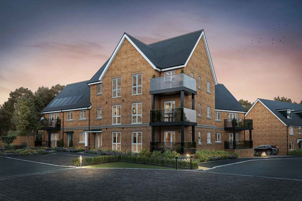 New home, 1 bed flat for sale in "Holyrood House - Plot 124" at Brook Avenue, Ascot SL5, £499,950