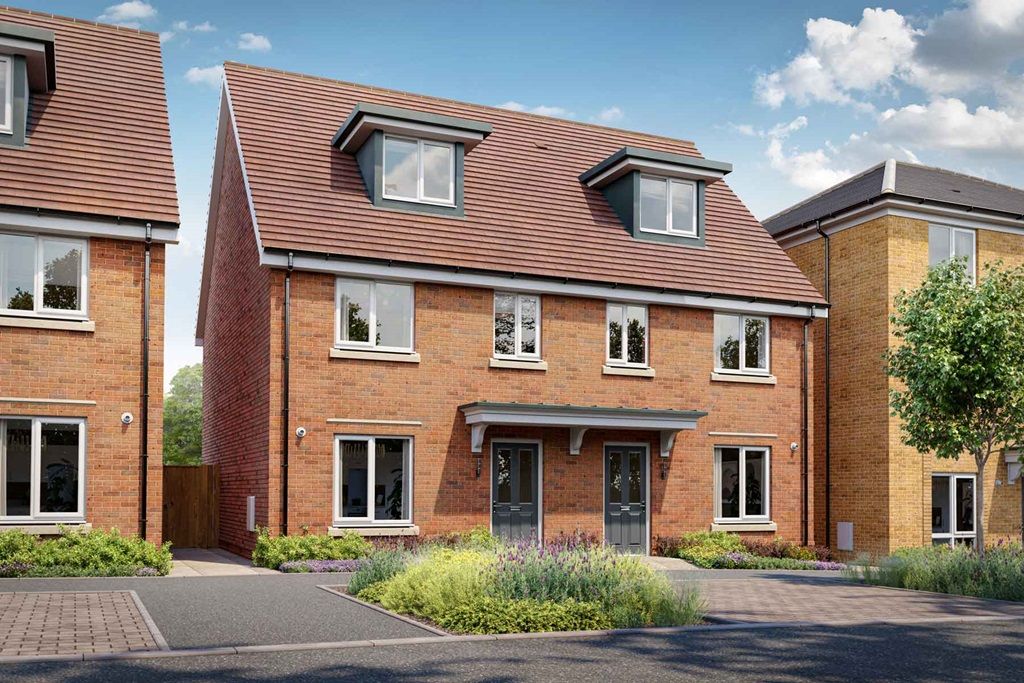 New home, 3 bed semi-detached house for sale in "The Colton - Plot 197" at Brook Avenue, Ascot SL5, £699,950
