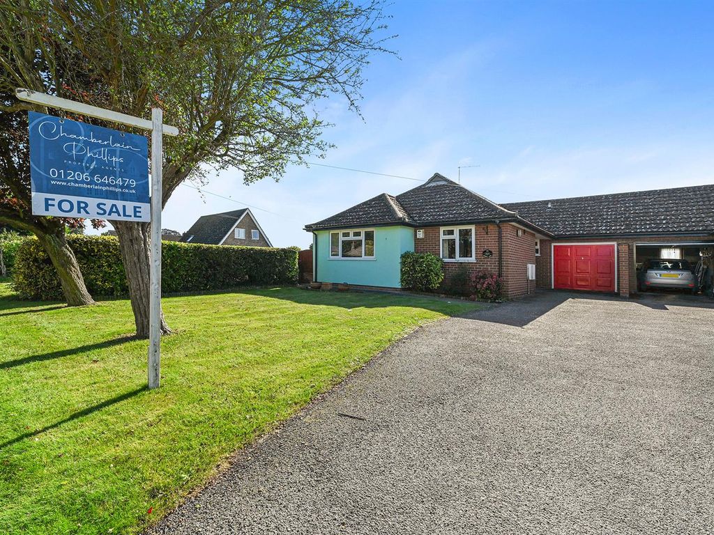 3 bed bungalow for sale in School Lane, Lawford, Manningtree CO11, £375,000