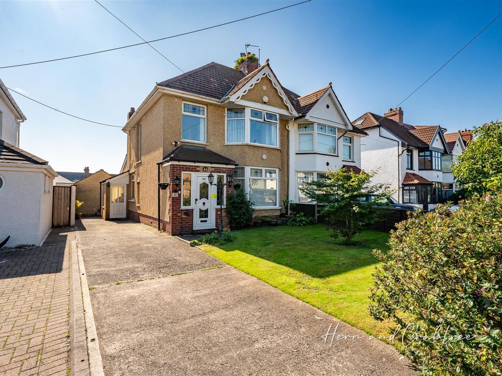 3 bed semi-detached house for sale in Ty Mawr Avenue, Rumney, Cardiff CF3, £350,000