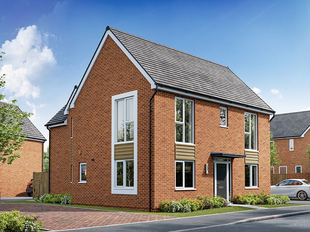 New home, 4 bed detached house for sale in "The Bosco" at Heron Drive, Meon Vale, Stratford-Upon-Avon CV37, £479,995