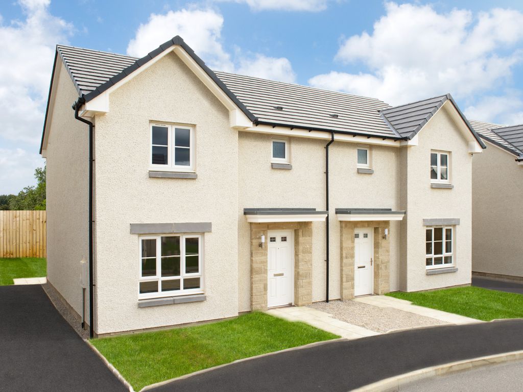 New home, 3 bed semi-detached house for sale in "Craigend" at Oldmeldrum Road, Inverurie AB51, £254,995