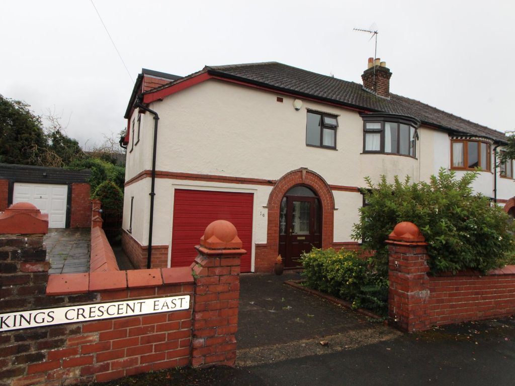 4 bed semi-detached house for sale in Kings Crescent East, Chester, Cheshire CH3, £375,000