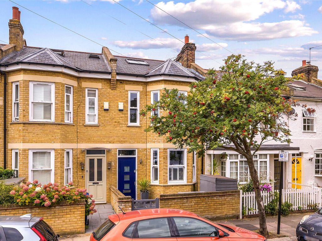 4 bed terraced house for sale in Antrobus Road, Chiswick, London W4, £1,250,000