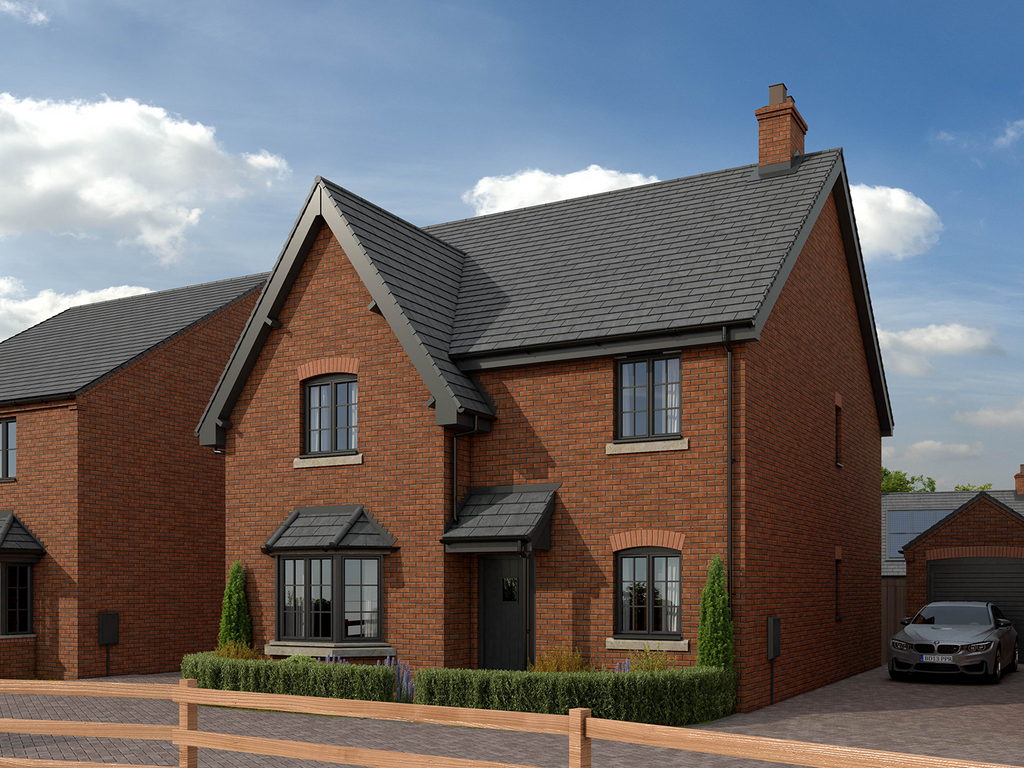 New home, 4 bed detached house for sale in Pooley Lane, Tamworth B78, £450,000