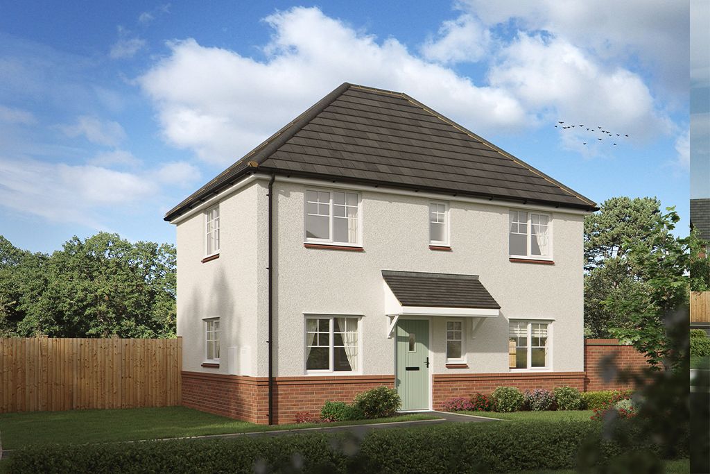 New home, 3 bed detached house for sale in Locke Gardens, Llanwern NP19, £299,995