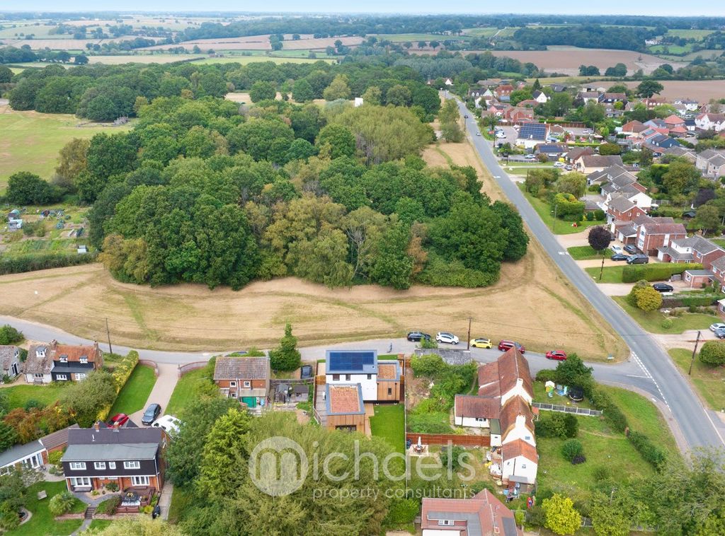 New home, 4 bed detached house for sale in Huxtables Lane, Fordham Heath, Colchester CO3, £650,000